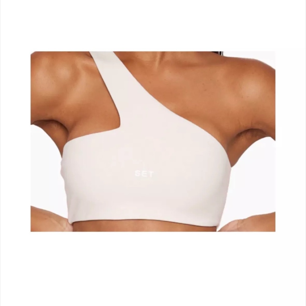 Set Active Luxform Cross Strap Bra in Blanc Size S